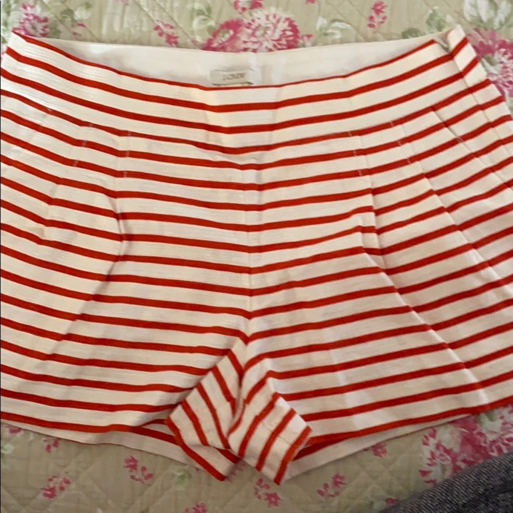 🤍❤️Jcrew EUC ❤️🤍 linen Cotten blend shorts size 6. WORN 2X!